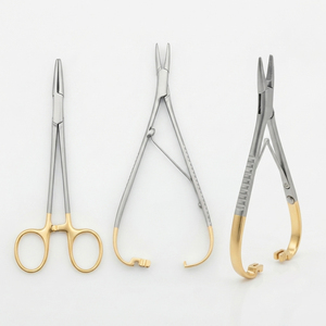 Porte-aiguille Mathieu, instrument chirurgical manuel en acier inoxydable de haute qualité, certifié CE, forceps chirurgical pour hôpital médical - Product Image 2