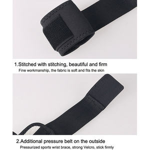 CLOVIX SPORTS Bandes de poignet personnalisées avec logo, robustes, pour la musculation, le powerlifting, équipement de fitness, vente en gros - Product Image 5