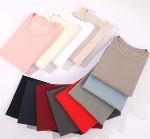 Camiseta Casual de Manga Corta, 100% Algodón, 200GSM, Color Sólido, Transpirable, con Logotipo Personalizado Bordado, Precio de Fábrica CN, Bangladesh - Product Image 2