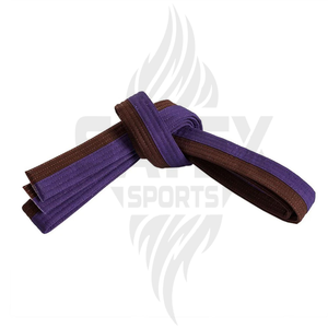 Cinturón de Taekwondo de Poliéster/Algodón de Alta Calidad, Color Personalizado, 5 cm de Ancho, con Letras Bordadas Personalizadas y Logotipo Personalizado - Product Image 2