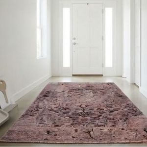 Hot Selling Vintage Chic Medallion Area <b>Rug</b> Rectangle Wool Polyester Hand Tufted Medium Pile Non Slip Rubber Backing Hallway Use - Product Image 5