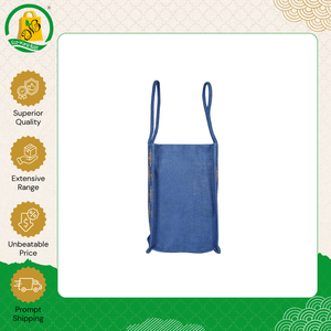 Nouveaux arrivages : Grands sacs fourre-tout en tissu recyclé de jute calico bio pour femmes, avec logo personnalisé - Product Image 6