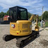 Approvisionnement direct CAT 303.5E Mini-excavatrice hydraulique sur chenilles de 3,5 tonnes, qualité fiable, état d'origine, excavatrice d'occasion en stock