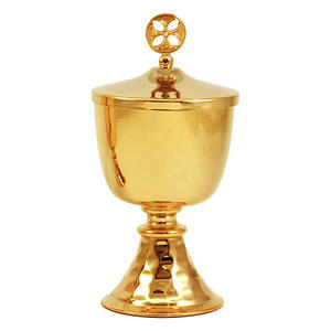Ciboire en laiton pour la célébration de Noël, cadeau du Pape, ciboire religieux en laiton utilisé pour la Sainte Messe eucharistique - Product Image 5