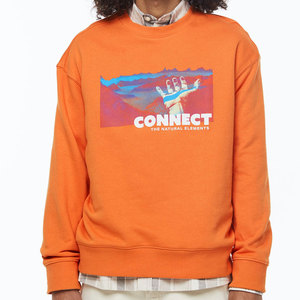 Streetwear Sweatshirt Unisex Oversized Fit Cotton Fleece Soft Brushed Fabric Vintage Wash Custom Logo Embroidery Sweatshirt - Product Image 3