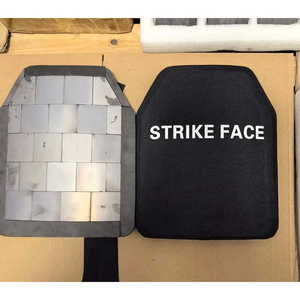 Plaque d'armure composite en alumine PE, face de frappe, protections de poitrine avant et arrière, plaques d'insertion III IV 3 4 - Product Image 4