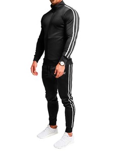 Conjunto Deportivo Personalizado para Correr, Chándal de Alta Calidad, Transpirable, de Forro Polar Sólido, Poliéster/Algodón, Unisex - Product Image 2