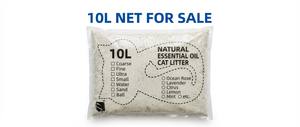 Litière pour chat carrée en plastique écologique NatureGuard Premium 10KG, faible teneur en poussière, haute absorption - Product Image 3