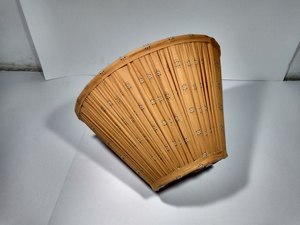 Nouvelle Arrivée Abat-jour Suspendu E27 Fait Main Style Européen Moderne en Tissu Coton et Lin avec Cadre en Fil Léger pour Intérieur - Product Image 1