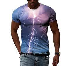 T-shirt imprimé pour homme de haute qualité avec motif numérique 3D par sublimation, manches courtes, col rond, coupe ample, décontracté - Product Image 3