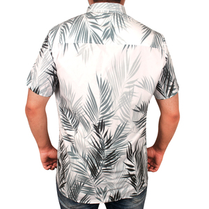 Chemise Hawaïenne Décontractée d'Été pour Homme, Tissu Imprimé Personnalisé, Respirante, Séchage Rapide, Légère, Écologique, Idéale pour les Vacances à la Plage - Product Image 3