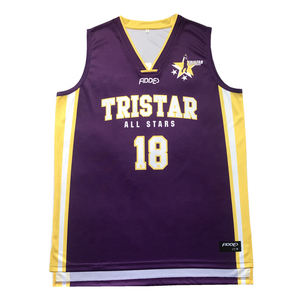 Maillot de basket respirant à manches courtes, uniformes personnalisés pour hommes, maillot de basket réversible 100% polyester personnalisable - Product Image 5