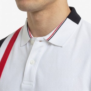 Custom <b>Men</b> <b>White</b> <b>Polo</b> <b>Shirts</b> Wholesale Casual Short Sleeve <b>T</b> <b>Shirts</b> Cotton <b>White</b> <b>Polo</b> Tops Panel Golf <b>Polo</b> <b>Shirts</b> Male - Product Image 4