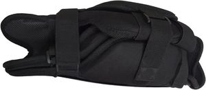 Protectores de piernas de PU negros con cierre de gancho y bucle, protección ligera para adultos, uso en todas las estaciones - Product Image 2