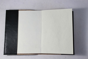 Handcrafted <b>Leather</b> Journal with Buddha's Symbolic Foot Embossed Cover Bound <b>Notebooks</b> - Product Image 3