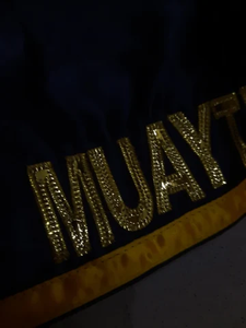 กางเกงขาสั้นแบบมวยไทยขาสั้นสีไล่ระดับสี MMA การออกแบบลายพิมพ์แบบกำหนดเอง - Product Image 4