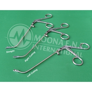 ชุดเครื่องมือจับโพรงจมูกขนาดเล็ก Moona E.N.T Instruments สำหรับโพรงจมูกด้านหน้า 3 ชิ้น ขนาด 65 ขึ้นไป 1.5 มม. ได้รับมาตรฐาน CE สำหรับการผ่าตัด - Product Image 1