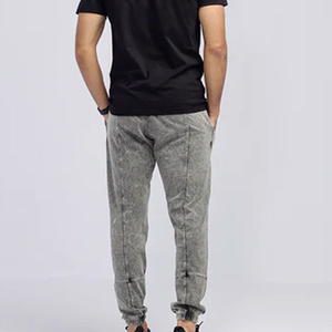 Classic Design Men Oversized Acid Wash Sweatpants Vintage Streetwear Heavyweight <b>Fleece</b> <b>Joggers</b> Wholesale Supplier OEM ODM - Product Image 3