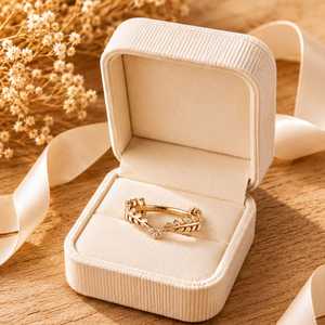 <b>Top</b> Grade Leaf Chevron Lab Diamond Wedding Band 0.03 Ct Total Gold or Platinum Fine Proposal & Anniversary Jewelry - Product Image 2