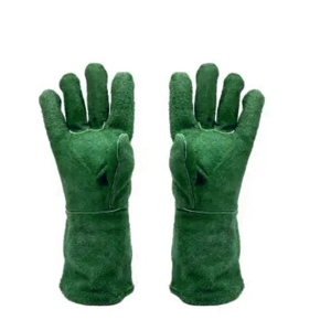 Gants de travail robustes en cuir de vachette résistant à la chaleur et au feu, gants de soudure en cuir, gants de sécurité industrielle - Product Image 6