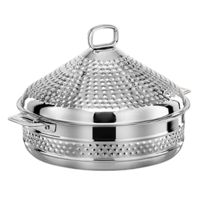 Olla Moderna de Acero Inoxidable para Sopa y Caldo, con Asas, 35 cm, Tapa Plateada, Apta para Lavavajillas, para Uso Doméstico y Comercial - Product Image 2