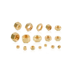 น็อตทองเหลืองความแม่นยำสูงพร้อมเกลียวที่แม่นยำ ตัวยึดที่แข็งแรงและเชื่อถือได้สำหรับเครื่องจักร งานไฟฟ้า และงานอุตสาหกรรม - Product Image 5
