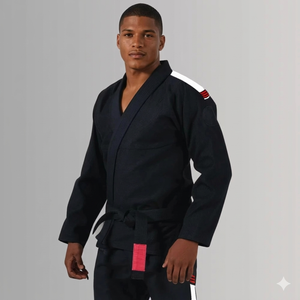 Kimono BJJ léger durable personnalisé brésilien Jiu Jitsu Gi, uniforme d'arts martiaux, combinaison de grappin, compétition d'entraînement unisexe - Product Image 2