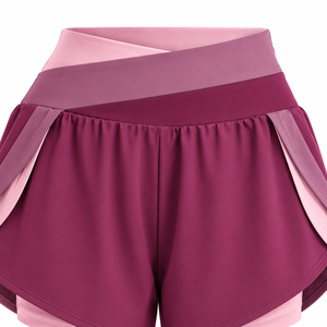 Shorts de Yoga OEM para Mujer, Elegantes, para Gimnasio, Entrenamiento, Running, Fitness, Elásticos, Deportivos, Ropa Deportiva Activa, Shorts de Yoga de Alto Rendimiento para Mujer - Product Image 3