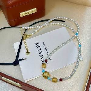 Collier de perles Ba Fang Lai Cai Édition Été 2025 – Luxe léger et polyvalent, perles élégantes pour femme, petit et raffiné - Product Image 5