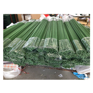 Tuteurs de jardin en métal plastifié à 3 anneaux pour plantes en pot et feuilles - Product Image 1