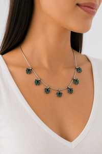 Piedra Preciosa de Ónix Verde Natural, Plata 92.5, Joyería Hecha a Mano, Regalo para Mujer, Lote de Joyería al por Mayor, Piedra Preciosa Natural de Alta Calidad - Product Image 2