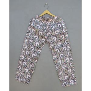 New Arrival Hand Block Print Pajamas Set for Women Indian Cotton <b>Night</b> <b>Dress</b> Floral Summer Pajamas for Adults - Product Image 4