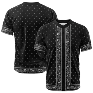 Design sublimé noir et or à motif Paisley, nom et numéro, pour hommes adultes, manches courtes, respirant, toutes saisons - Product Image 3