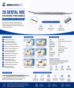 เครื่องมือทันตกรรมจากสเตนเลสเกรดทางการแพทย์พรีเมี่ยม - Product Image 4