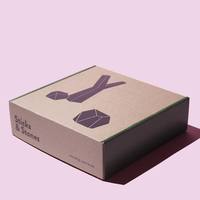 Boîtes d'emballage en carton personnalisées minimalistes pour les ensembles de crèmes glacées, design élégant et écologique pour les marques modernes