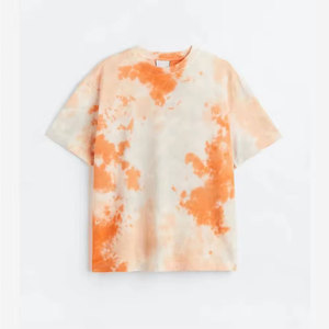 เสื้อยืดโอเวอร์ไซส์ทรงวินเทจผ้าฝ้ายหนาน้ำหนักมาก สไตล์สตรีทแวร์ ล้างสีแบบแอซิดวอช สำหรับผู้ชาย ขายส่ง - Product Image 2