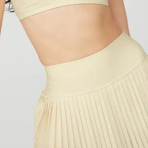 Best Factory <b>Direct</b> Supplier's Comfortable Women's Eco-Friendly 100% Polyester High Waist Mini <b>Beaded</b> Wrap Design Skirt - Product Image 5