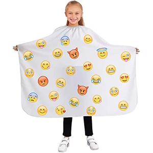 Saaqaans Enterprises Cape de Coiffure pour Enfants Imprimé Animal Confortable Écologique Durable Imperméable Polyester Unisexe Réglable - Product Image 4