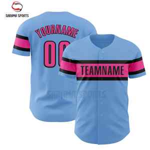 Maillots de baseball personnalisés respirants et de softball en gros avec sublimation, maillots de baseball vierges et t-shirts – Vente chaude - Product Image 1