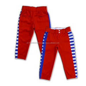 Wholesale Youth Men's Baseball & Softball Pants Black Design Sublimation <b>Strip</b> Soft & Comfortable Wear - Product Image 6