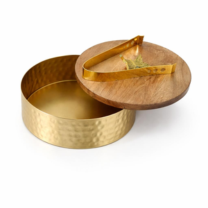 Casserole Roti <b>Box</b> Parties Party <b>Wedding</b> Use Customize Logo Wood Chapati <b>Box</b> With Lid Handmade Manufacturer - Product Image 1