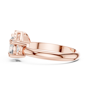 Bague de fiançailles solitaire en diamant cultivé en laboratoire, bague solitaire classique minimaliste pour femme, bijou élégant pour tous les jours - Product Image 5