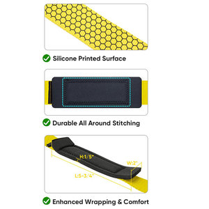 Sangle de poignet unisexe de qualité supérieure, couleur et logo personnalisables, tissu néoprène, ceinture de levage, sangles de poignet pour la musculation, la gym et le fitness - Product Image 2