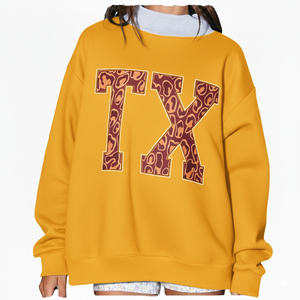 Women Solid Color Winter Custom Front Embroidery Logo <b>Drop</b> Shoulder Mock Neck Fleece Breathable Sweatshirt Oversized Loose Fit - Product Image 6