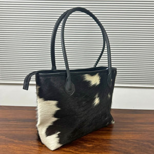 High Quality Genuine Leather Cowhide Fashion Women's Handbag Two Straps Waterproof Breathable Customizable Colors Sizes - Product Image 6