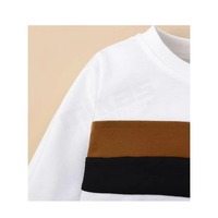 Survêtement pour filles, 100% coton, vêtements de sport, séchage rapide, manches longues, motif uni, logo personnalisé, coupe confortable