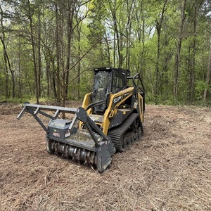 Chargeuse compacte ASV avec godet broyeur, machine de terrassement, moteur haute puissance pour travaux de construction et agricoles - Product Image 6