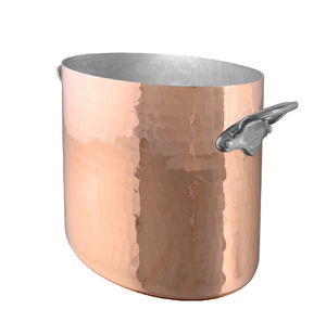 Seau à glace en cuivre en gros avec poignée en acier inoxydable et pince à glaçons - Product Image 6