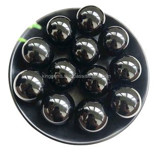 Esfera de piedras preciosas de obsidiana negra de alta calidad al por mayor colección curativa tallada a mano para Feng Shui y amor para decoración de regalo - Product Image 1