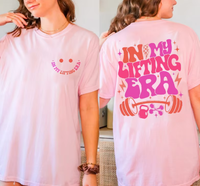 Be Happy Lift Heavy Tee Shirt Kadınlar için Komik Egzersiz Ağırlık Kaldırma Grafik Üstleri Spor Salonu Anne Kısa Kollu T-shirt